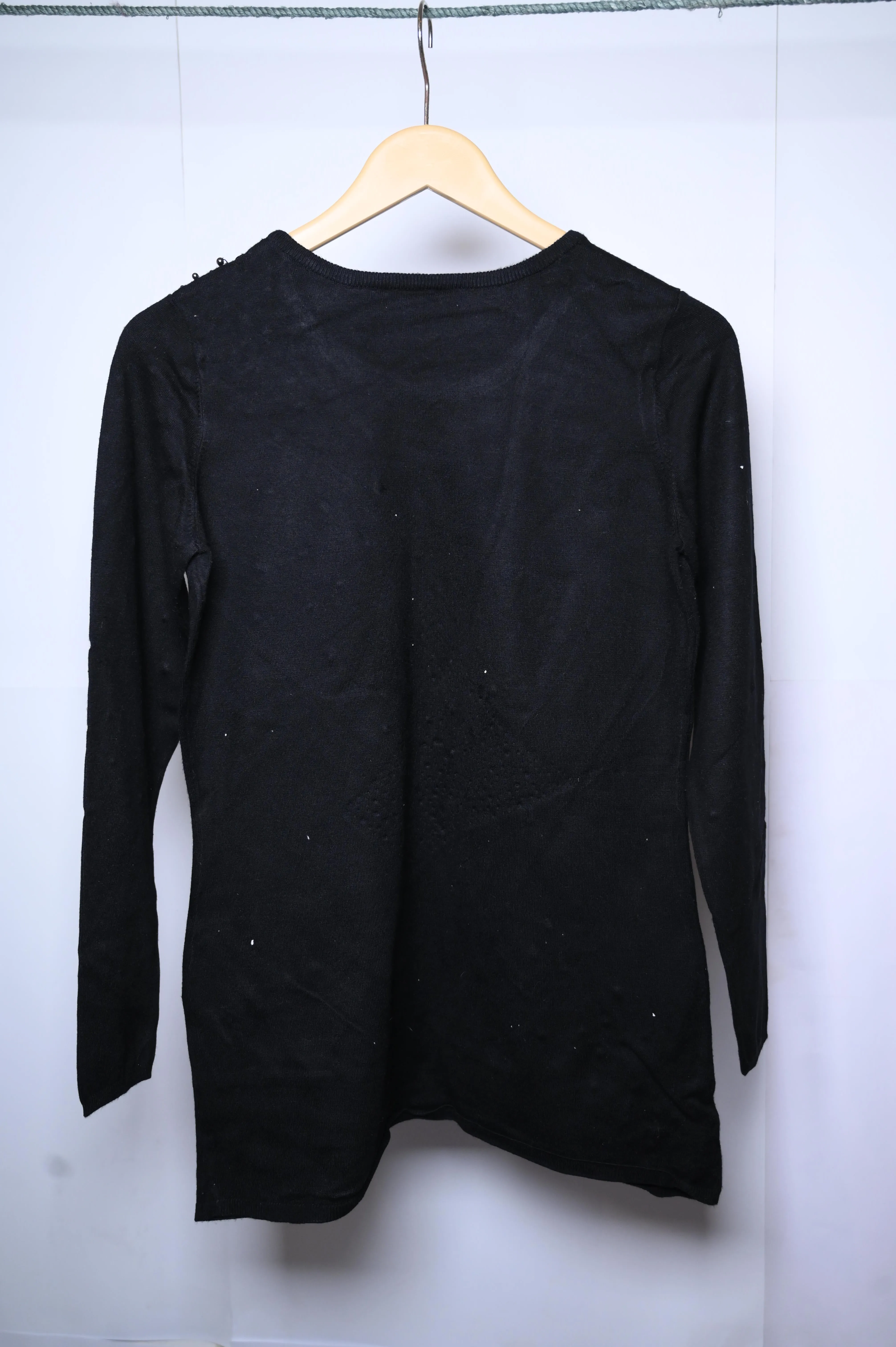Conrad C Mustard Black and White Winter Blouse (Medium)