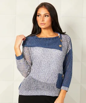 Crochet Draped Neck