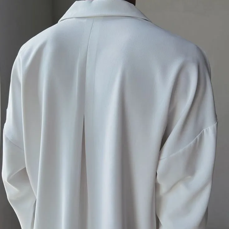 [Korean Style] 3 Colors Turn-Down Collar Casual Shirts