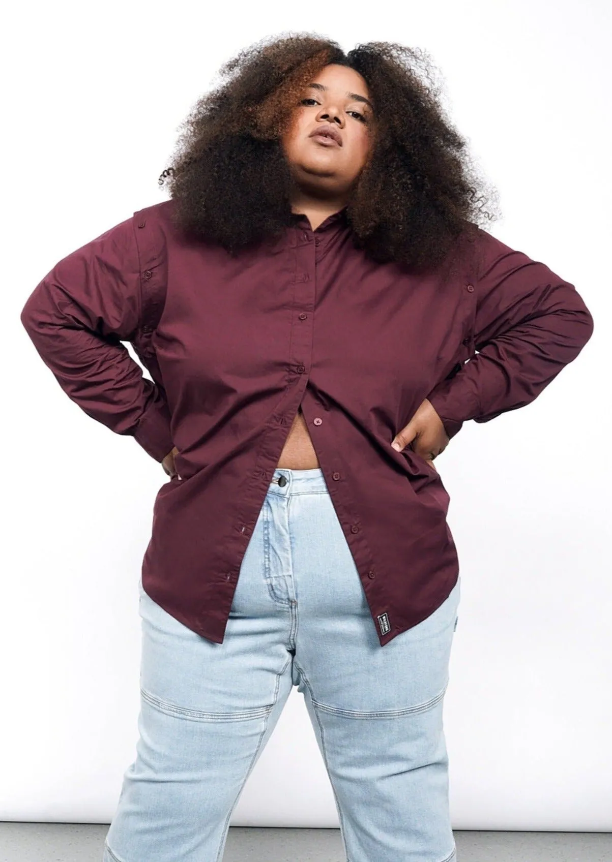 The Essential Convertible Sleeve Button Up
