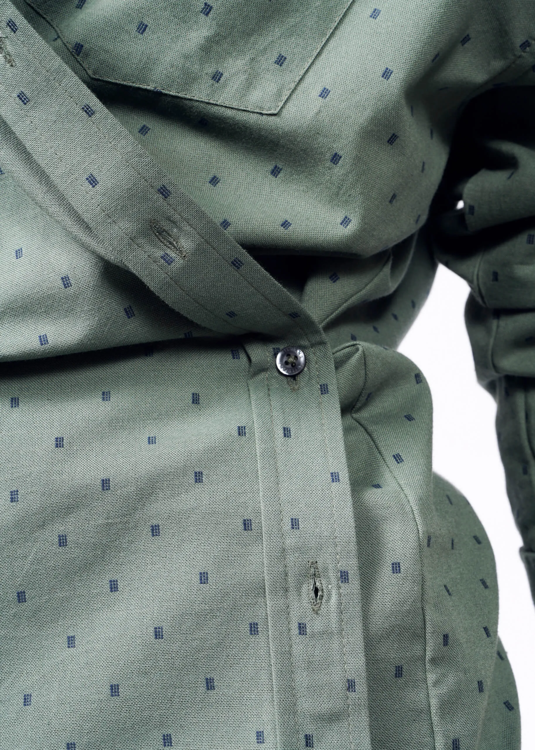 The Essential Long Sleeve Oversized Wrap Button Up