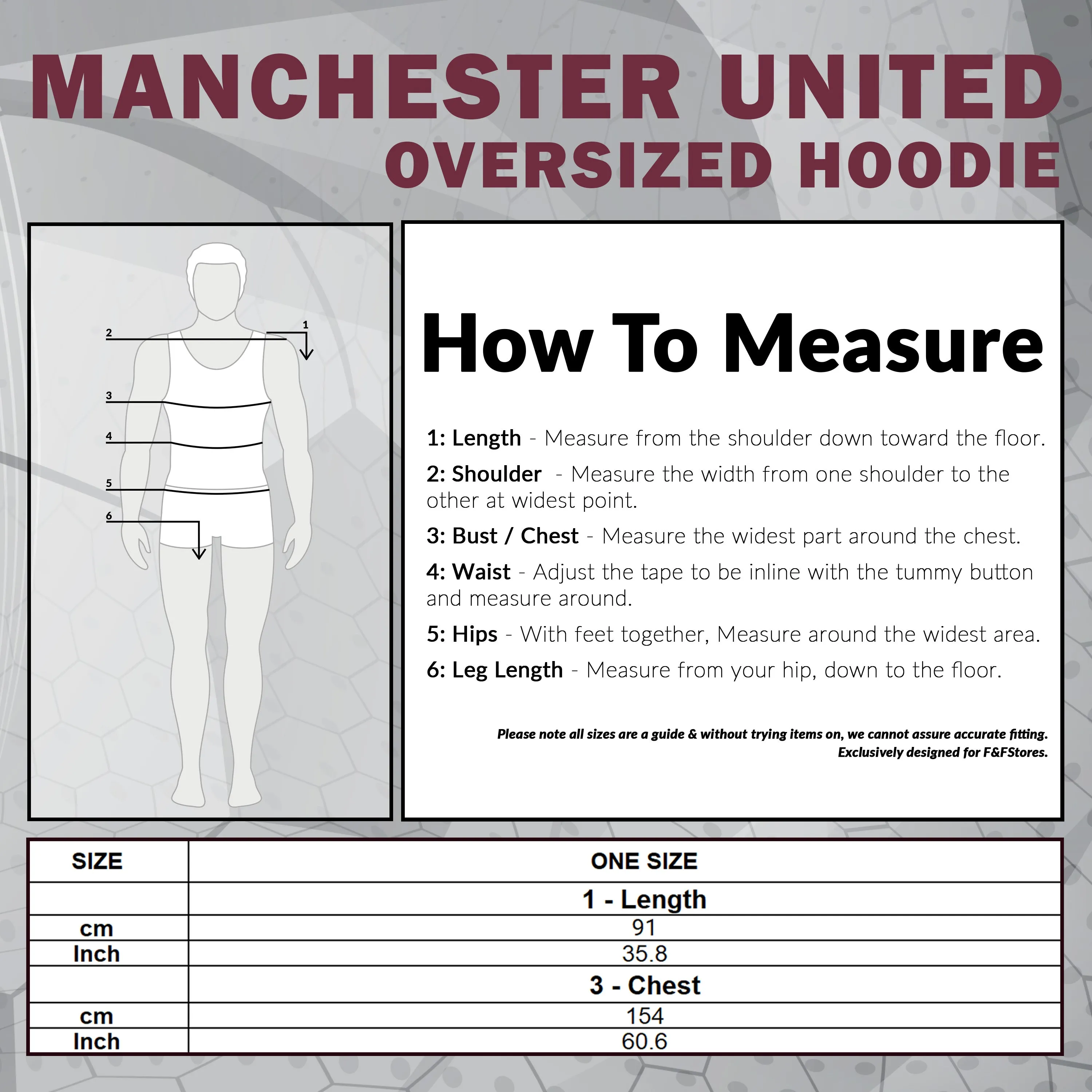 West Ham United F.C. Men's Oversized Fleece Poncho with Hood, West Ham Gifts for Men